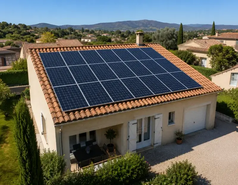 Prime à l'autoconsommation panneaux solaires Les Plantiers — aide financière de l'État